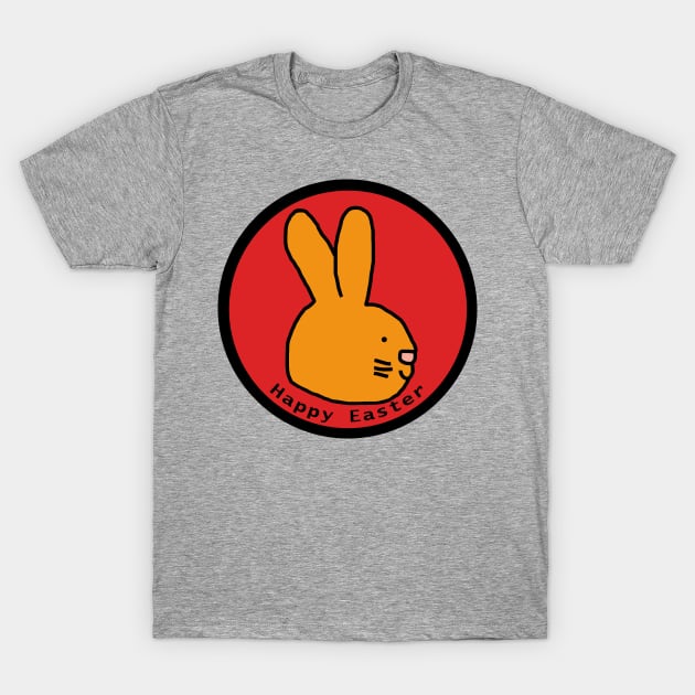 Happy Easter from the Funny Easter Bunny T-Shirt by ellenhenryart